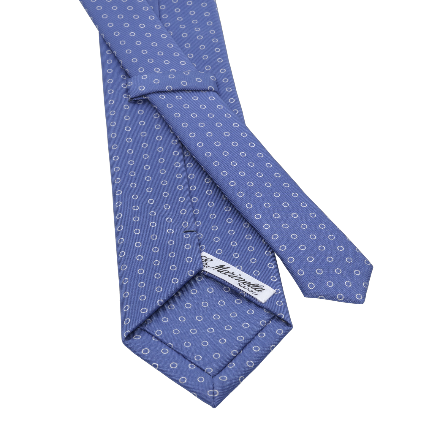 Light Blue Printed Silk Tie