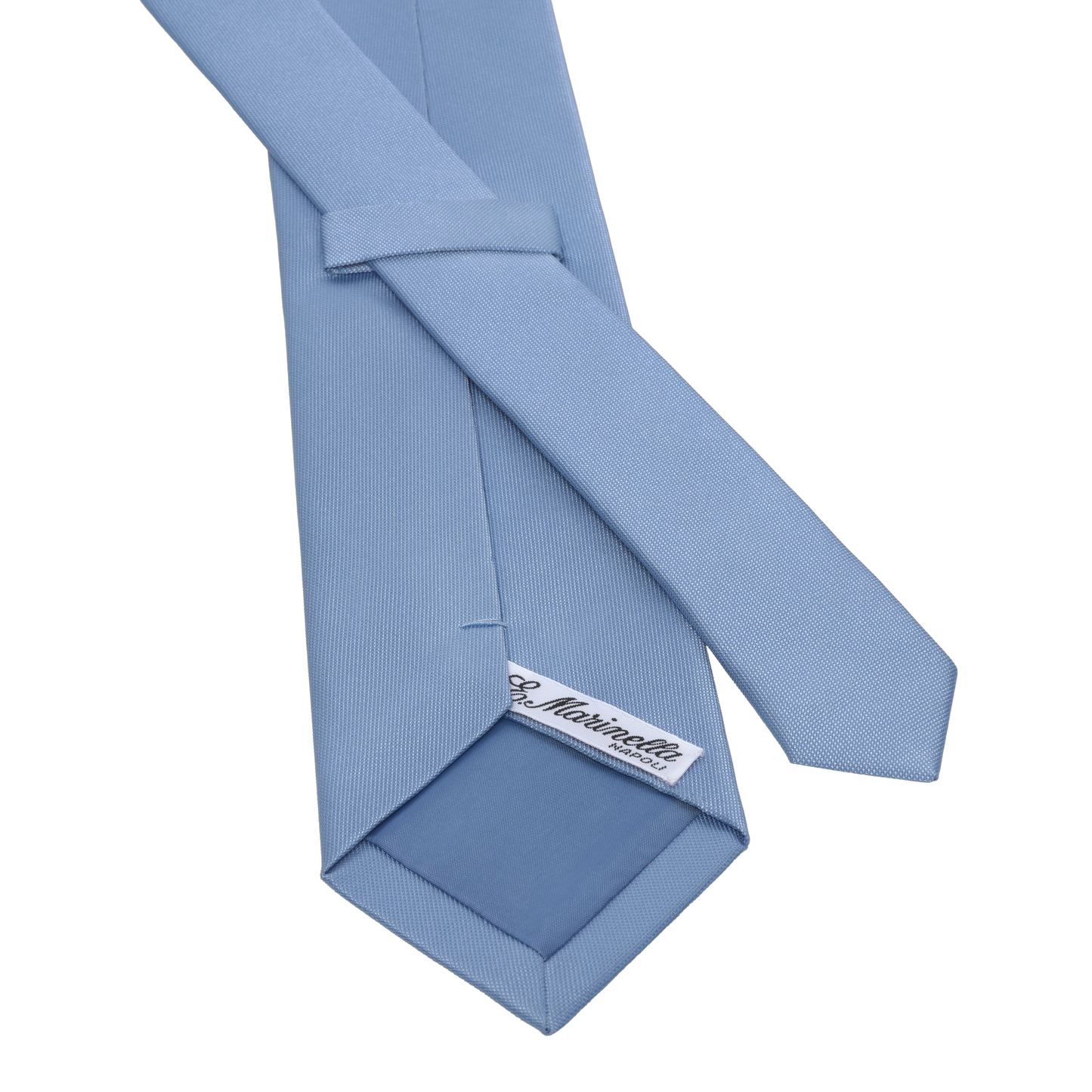 Plain Silk Tie in Light Blue