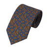 Printed Paisley Multicolor Silk Tie in Royal Blue