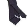 Printed Polka Dot Silk Tie in Dark Blue