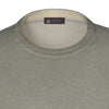 Cashmere Crew-Neck Pullover in Military Green