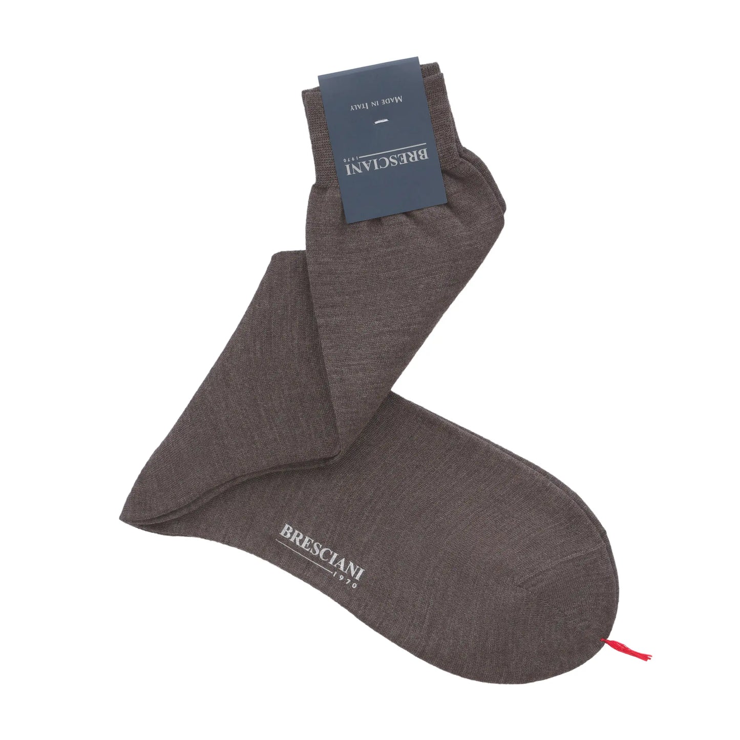 Wool Socks in Earth Brown