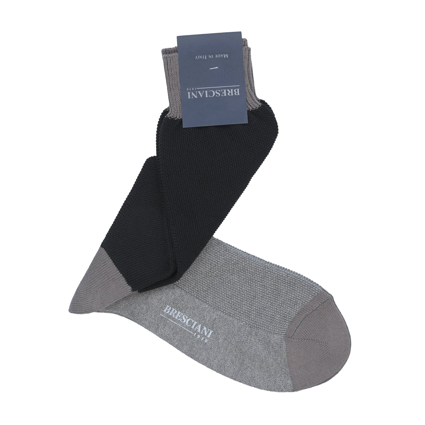 Baumwollsocken in Schwarz und Grau