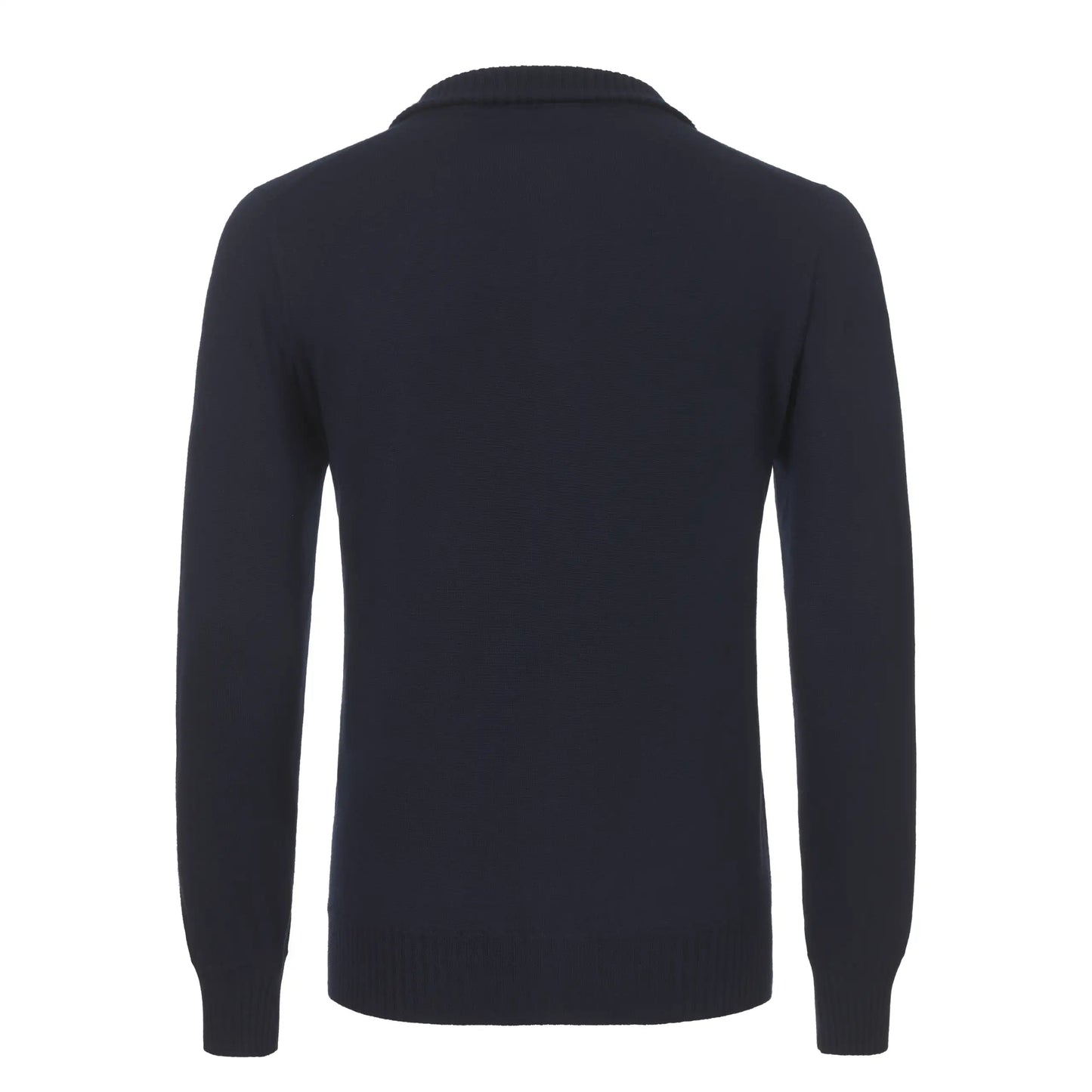 Cashmere Cardigan Sweater in Navy Blue