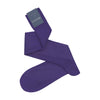 Cotton Long Socks in Purple