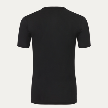 Cotton Crew-Neck T-Shirt in Black