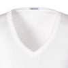 Cotton V-Neck T-Shirt in White
