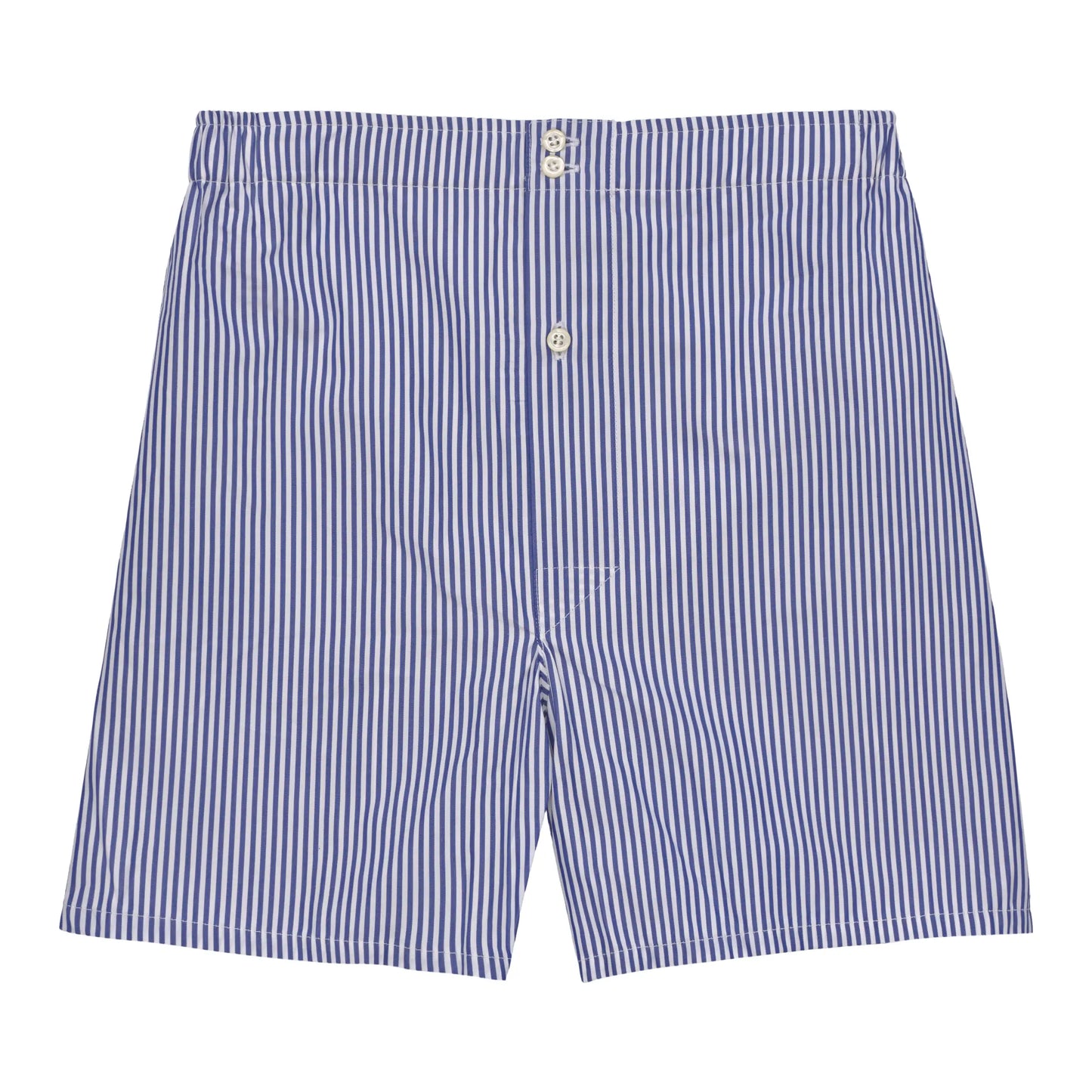 Striped Boxer Shorts in Blue and White