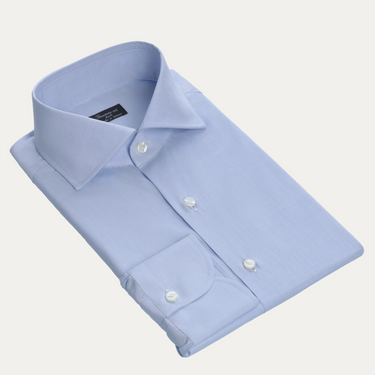 Classic Cotton Shirt in Light Blue