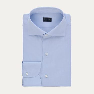 Classic Cotton Shirt in Light Blue