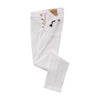 Slim-Fit Stretch-Cotton Jeans in White
