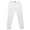 Slim-Fit Stretch-Cotton Jeans in White