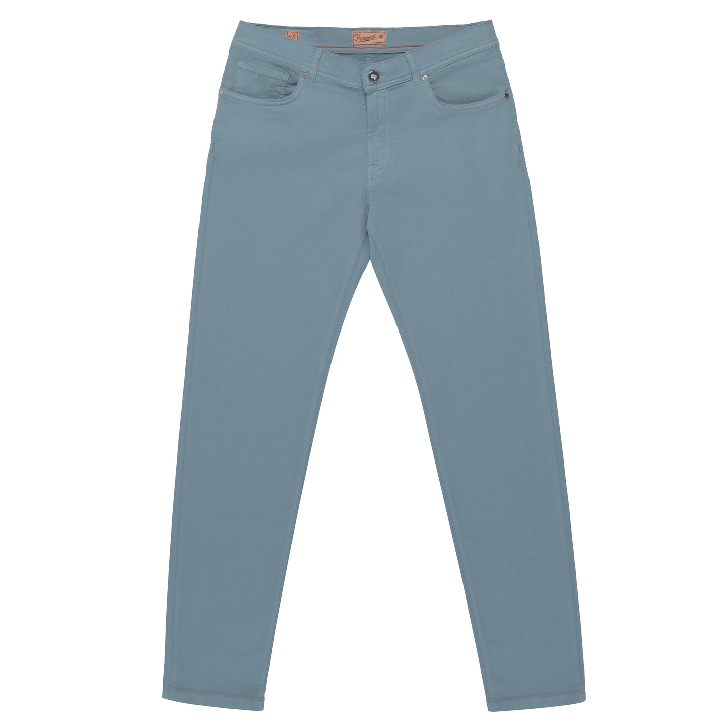 Slim-Fit Jeans aus Stretch-Baumwolle in Himmelblau
