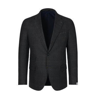 Single-Breasted Wool Suit in Dark Grey. Exclusively Made for Sartale