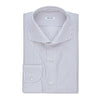 Classic Cotton Shirt in White and Blue