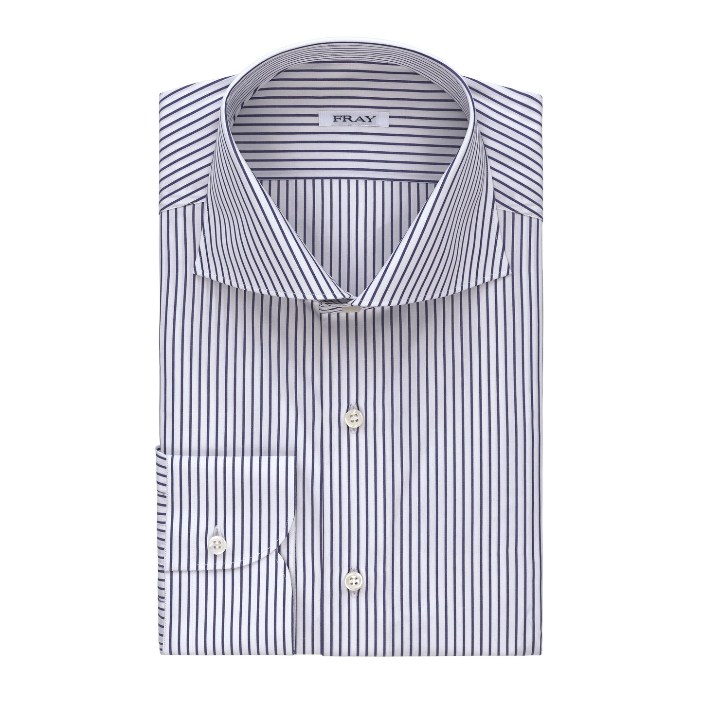 Classic Cotton Shirt in Blue and White