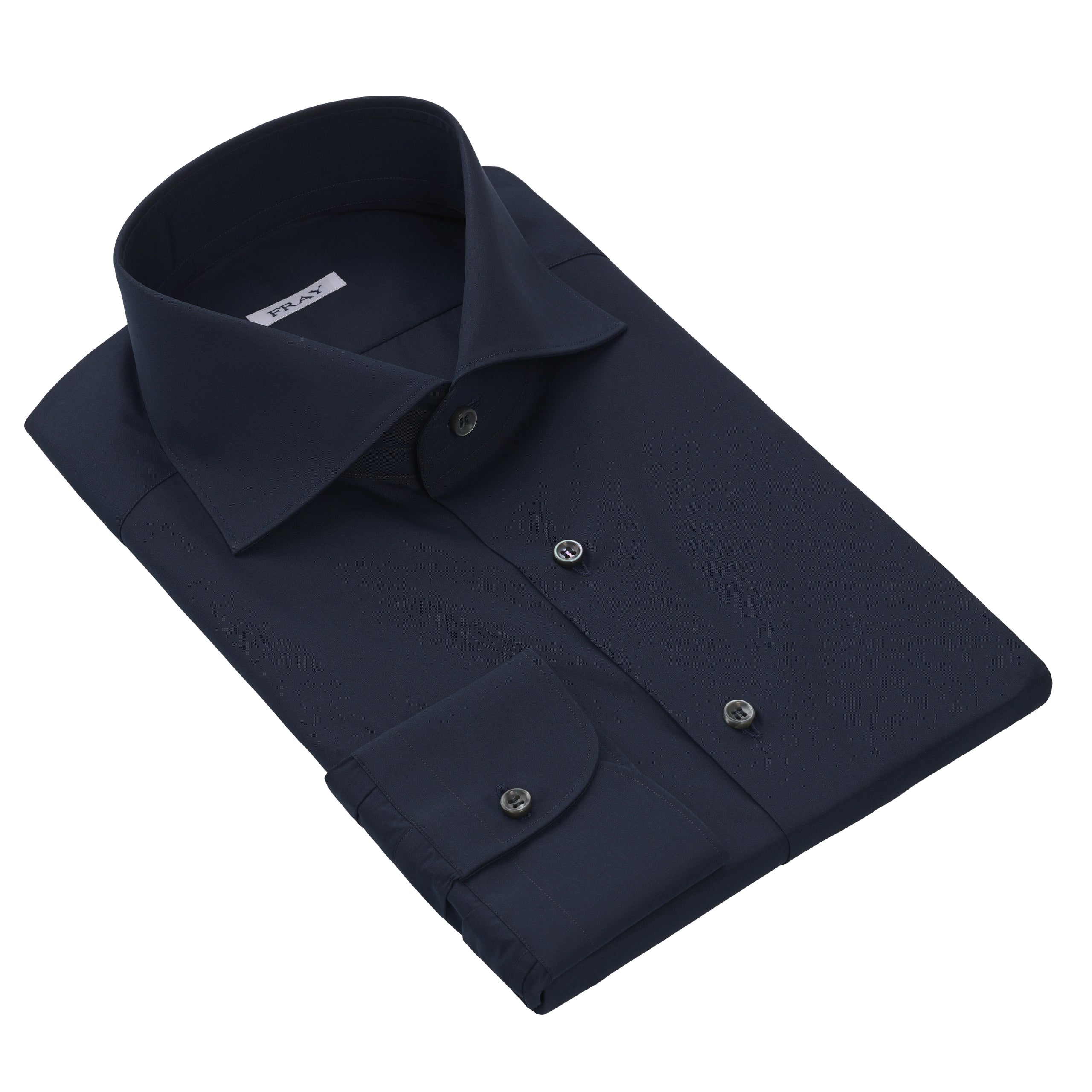 Classic Cotton Shirt in Midnight Blue