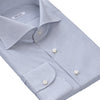 Classic Cotton Shirt in White and Blue