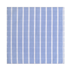 Einstecktuch aus Baumwolle mit Fensterpaneel in Hellblau