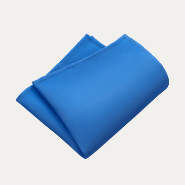 Silk Pocket Square in Sky Blue