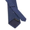 Embroidered Silk Tipped Tie in Royal Blue