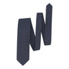 Jacquard Silk Tipped Tie in Dark Blue with Pattern