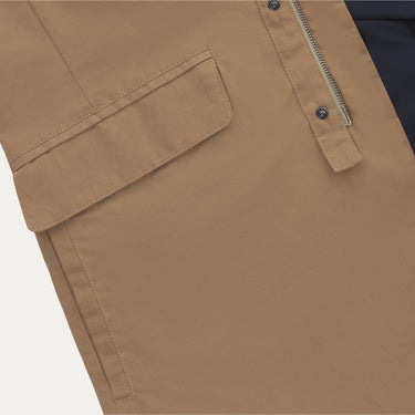 Luigi Borrelli Hooded Cotton-Blend Jacket in Beige - SARTALE