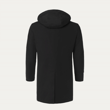 Luigi Borrelli Hooded Cotton-Blend Jacket in Dark Blue - SARTALE