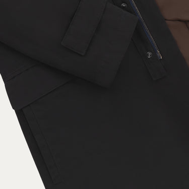 Luigi Borrelli Hooded Cotton-Blend Jacket in Dark Blue - SARTALE