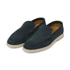 Suede Penny Loafer in Royal Blue