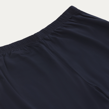 Pantalones de algodón con cordón ajustable para estar en casa en color azul 