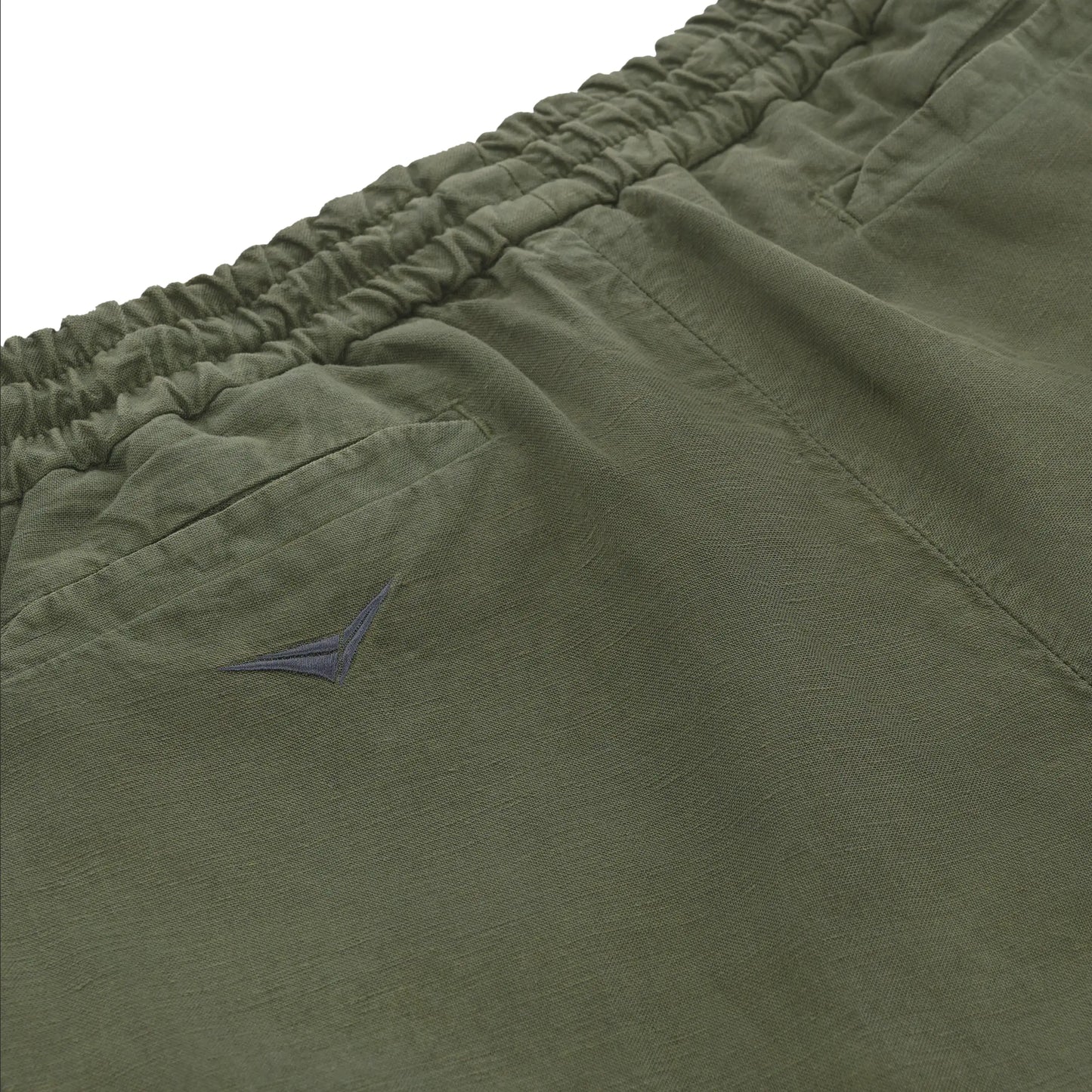 Summer Mindset Cotton Drawstring Pants in Sage Green