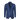 Single-Breasted Wool-Silk Blend Jacket in Blue