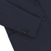 Single-Breasted Cotton Jacket in Dark Blue