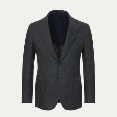 Single-Breasted Silk Jacket. Exclusively made for Sartale