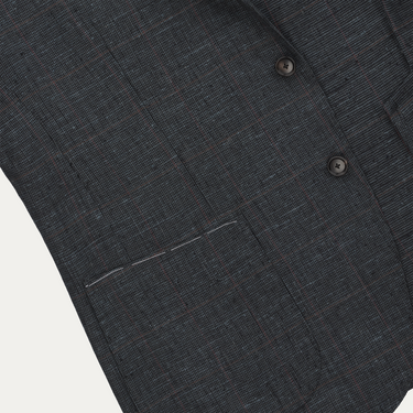 Single-Breasted Silk Jacket. Exclusively made for Sartale