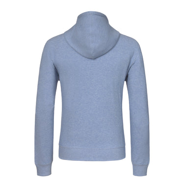 Kapuzensweatshirt in Hellblau Melange