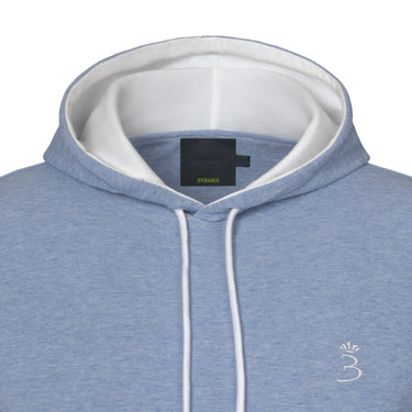 Kapuzensweatshirt in Hellblau Melange