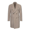 Double-Breasted Wool Coat in Beige. Exclusively Made for Sartale