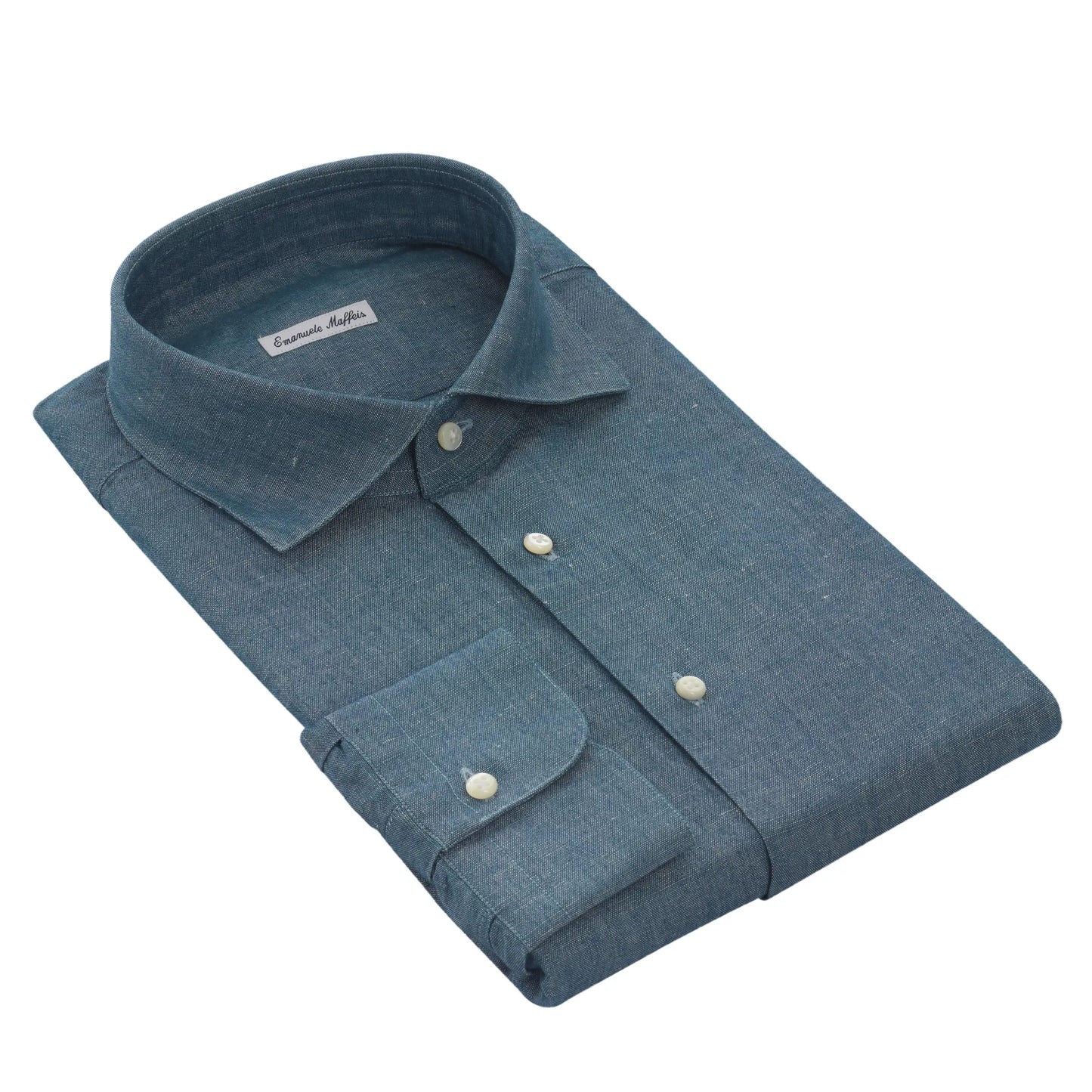 Linen Denim Blue Shirt