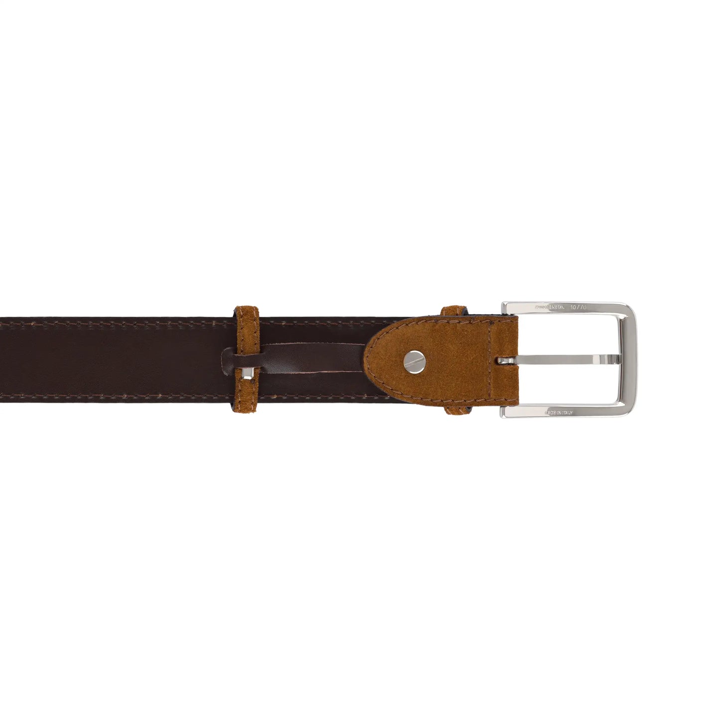 Suede Leather Belt in Autumn Gold