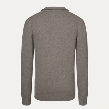 Cashmere Button Cardigan in Grey