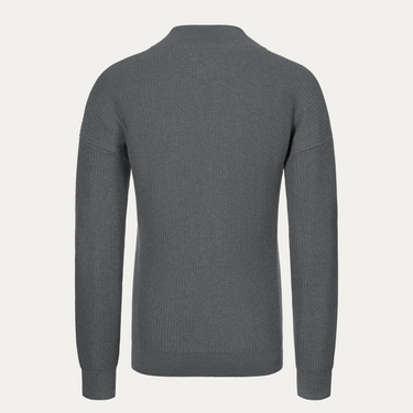 Wool Turtleneck in Light Grey