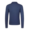 Cashmere and Silk Sweater Polo Shirt in Royal Blue