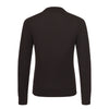 Wool Crew-Neck Sweater in Night Brown