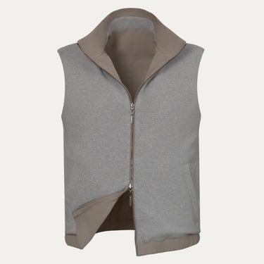 Reversible Bodywarmer in Taupe