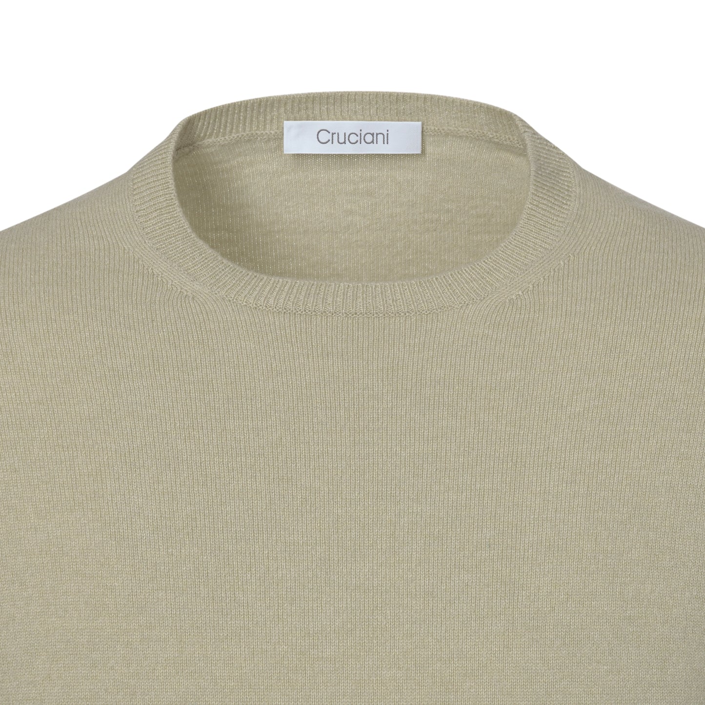 Cashmere Crew-Neck Sweater in Spring Grey