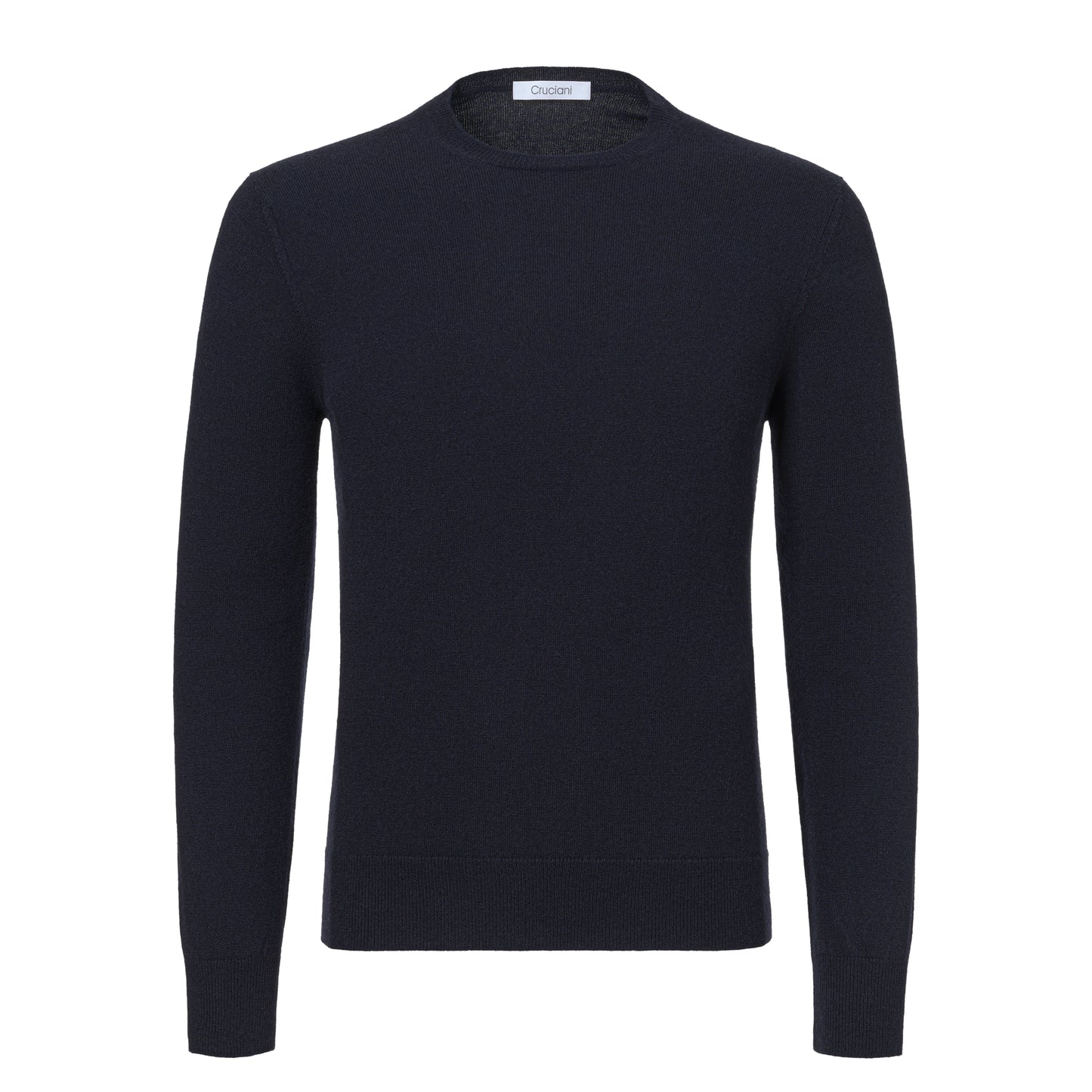 Cashmere Crew-Neck Sweater in Dark Blue