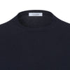 Cashmere Crew-Neck Sweater in Dark Blue