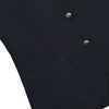 Unstructured Linen, Silk and Cotton Jacket in Dark Blue